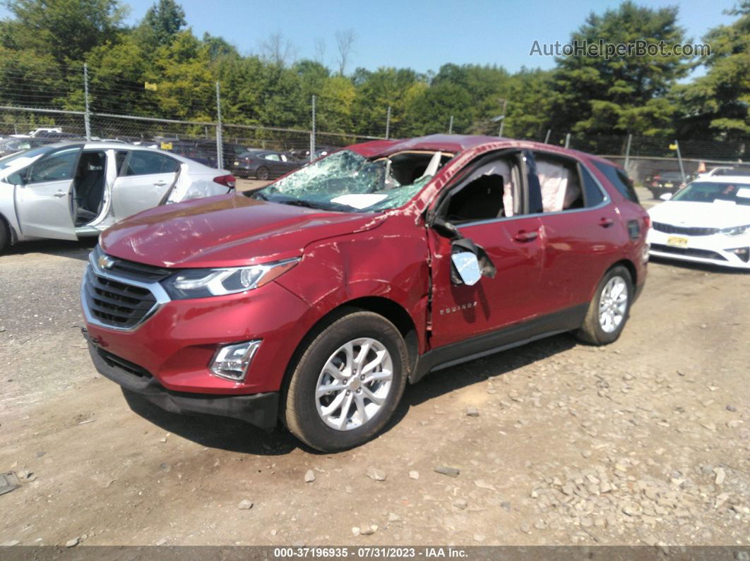 2019 Chevrolet Equinox Lt Red vin: 3GNAXJEV6KS609431