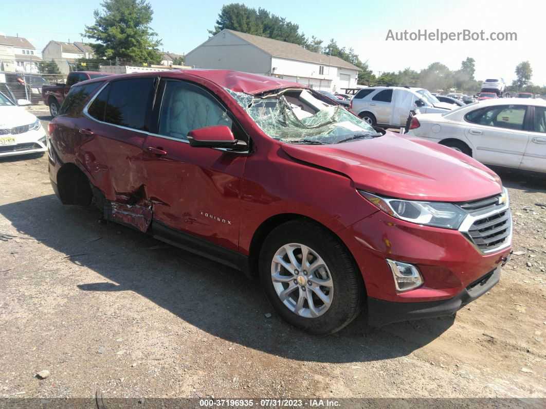 2019 Chevrolet Equinox Lt Красный vin: 3GNAXJEV6KS609431