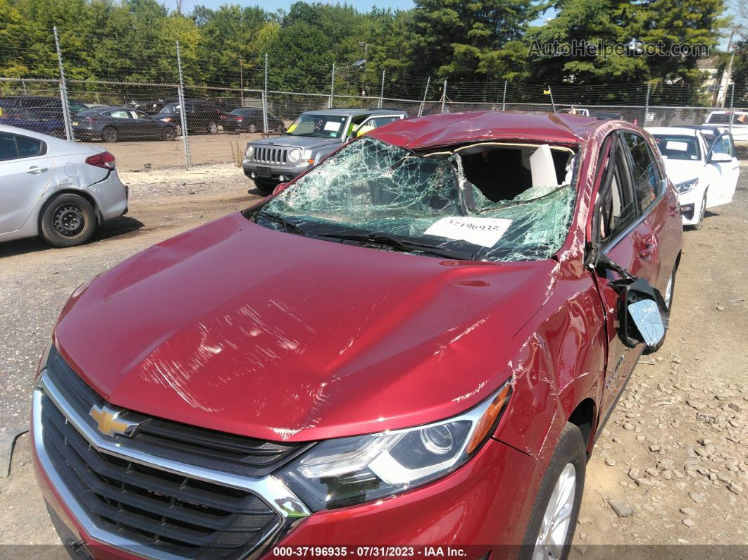 2019 Chevrolet Equinox Lt Red vin: 3GNAXJEV6KS609431