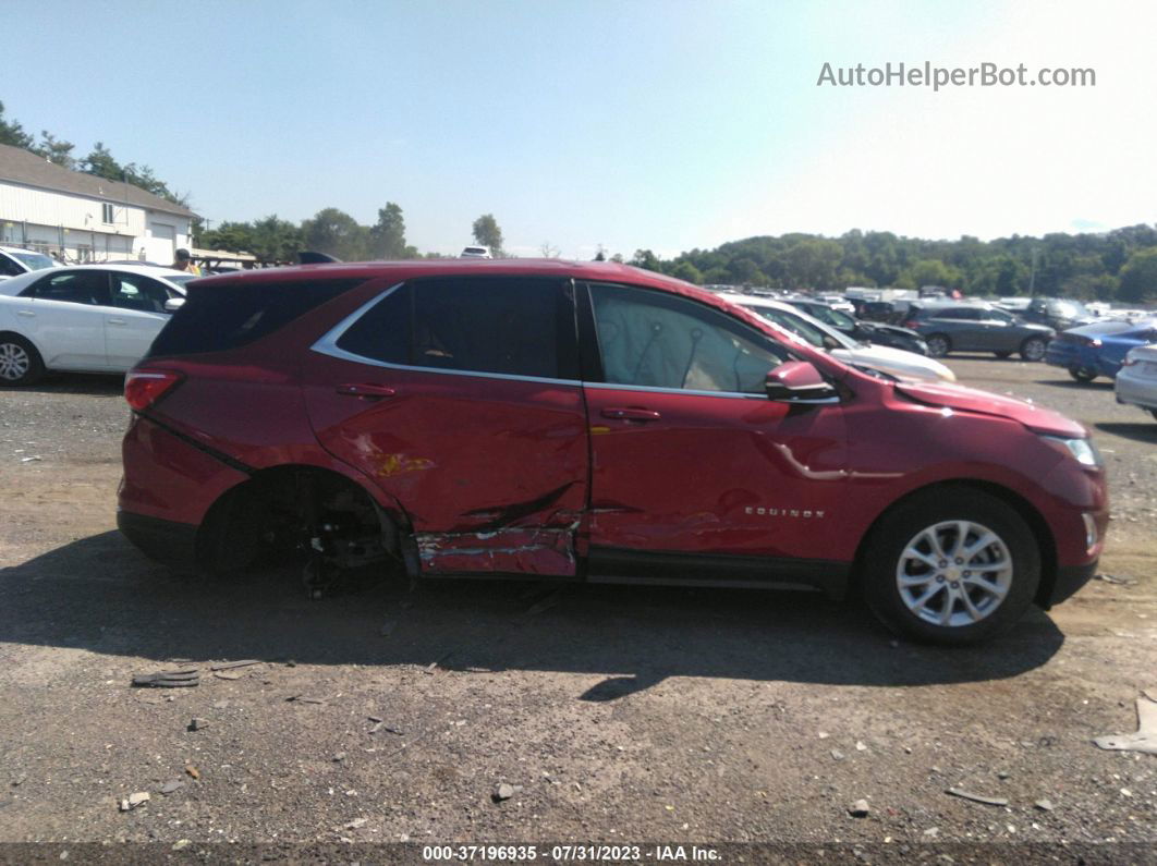 2019 Chevrolet Equinox Lt Red vin: 3GNAXJEV6KS609431