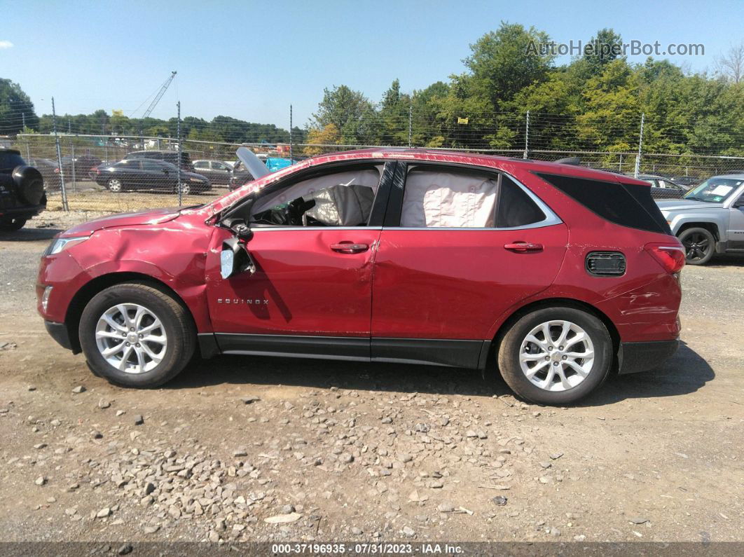 2019 Chevrolet Equinox Lt Red vin: 3GNAXJEV6KS609431