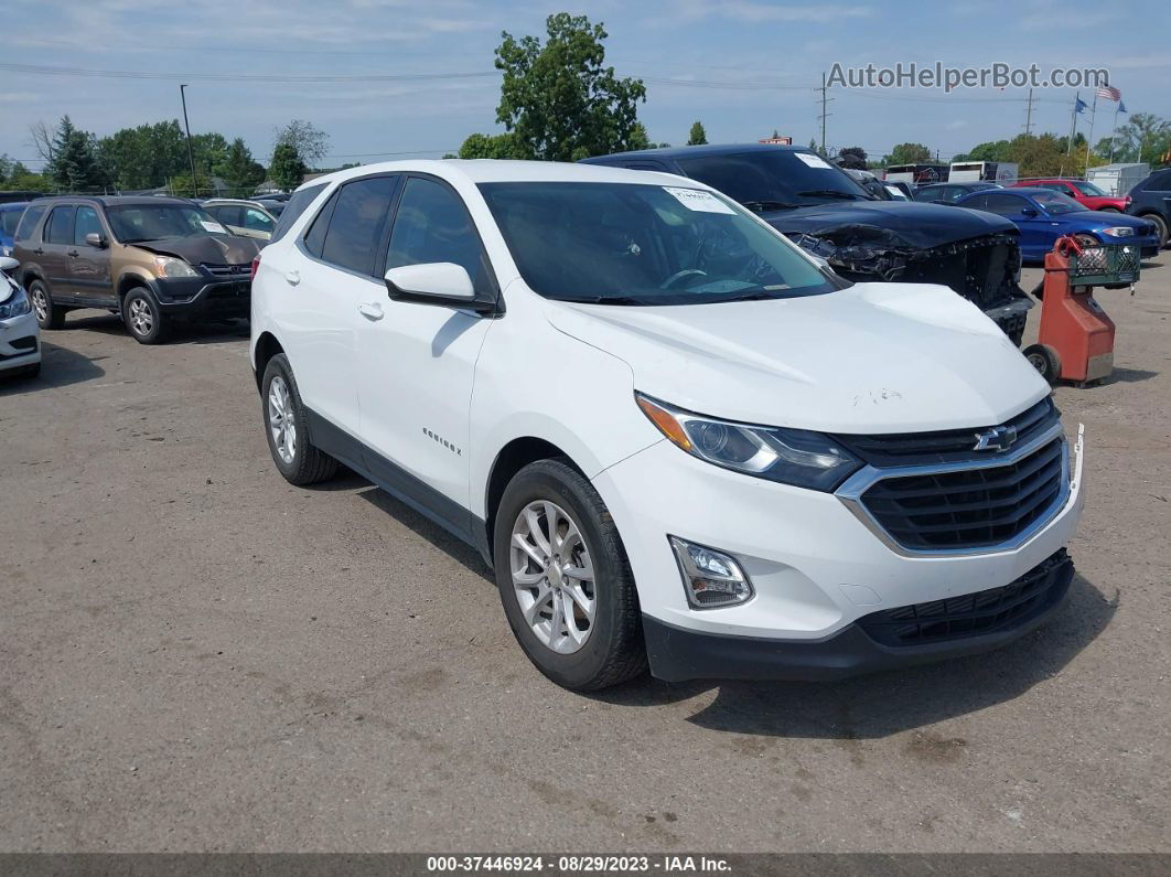 2020 Chevrolet Equinox Lt White vin: 3GNAXJEV6LS653236