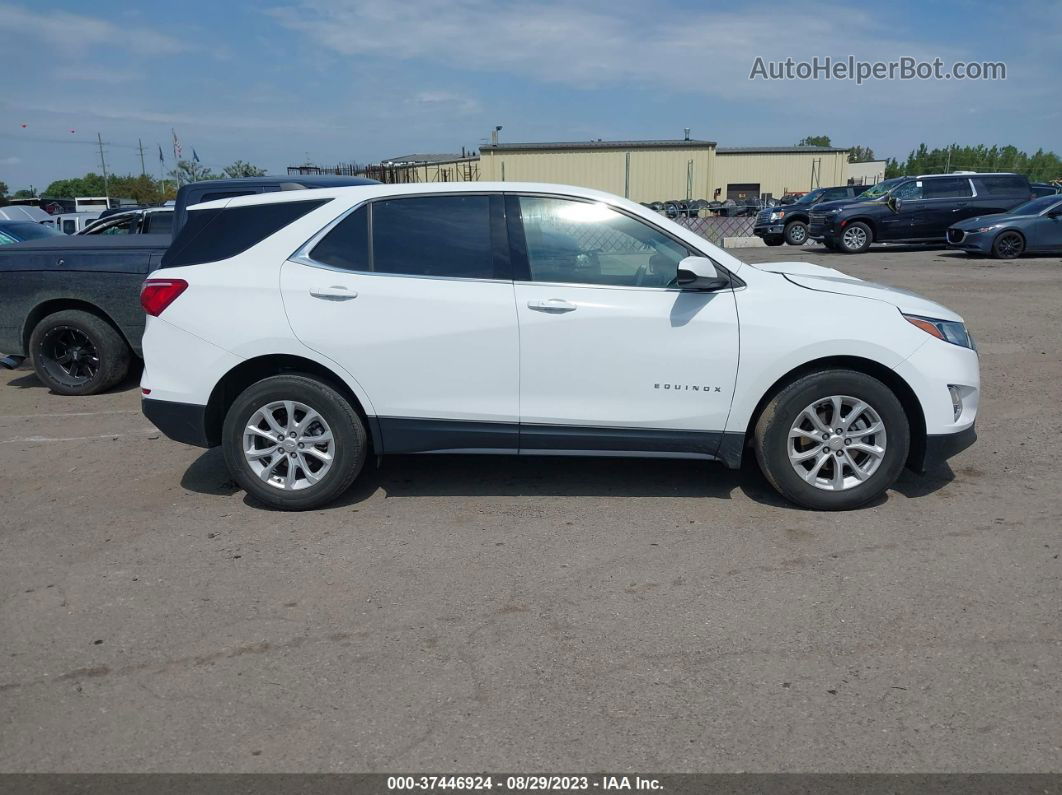 2020 Chevrolet Equinox Lt White vin: 3GNAXJEV6LS653236