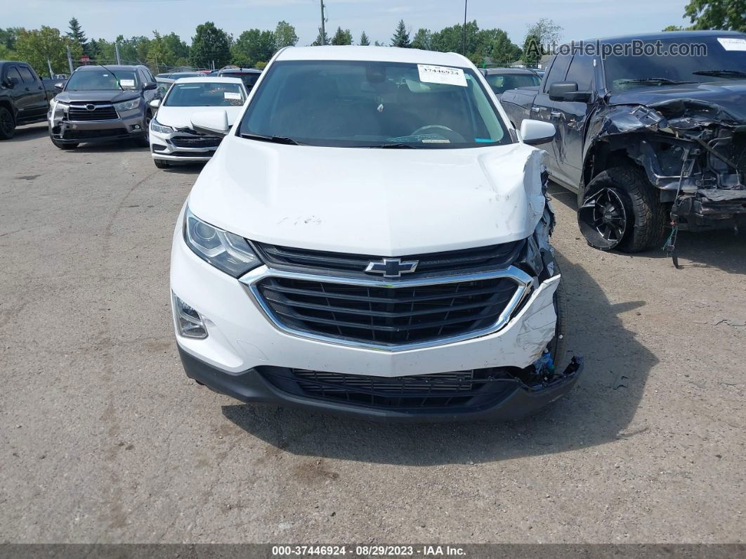 2020 Chevrolet Equinox Lt White vin: 3GNAXJEV6LS653236