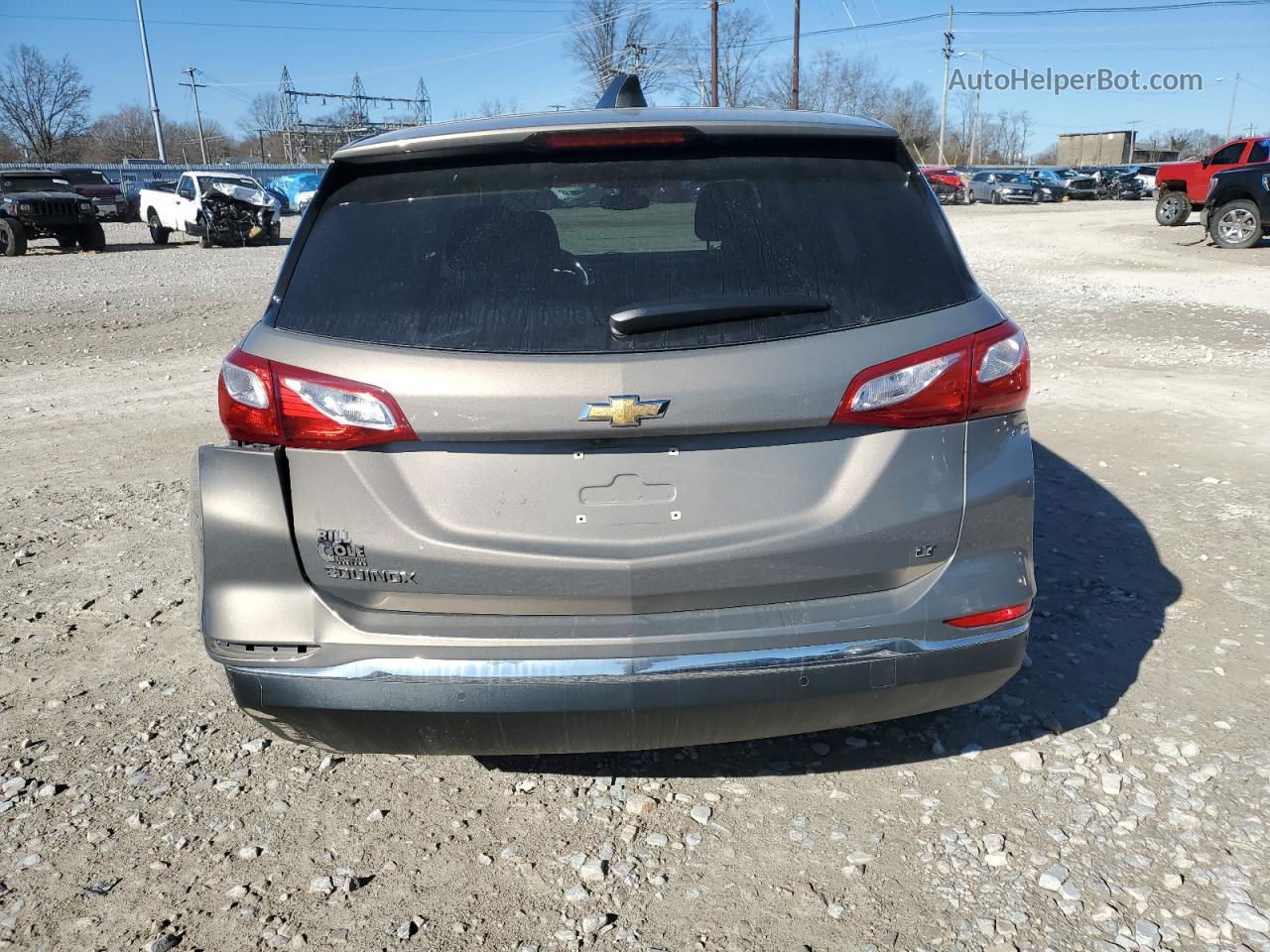 2018 Chevrolet Equinox Lt Tan vin: 3GNAXJEV7JL108427