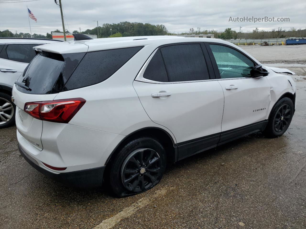 2018 Chevrolet Equinox Lt Белый vin: 3GNAXJEV7JS571559