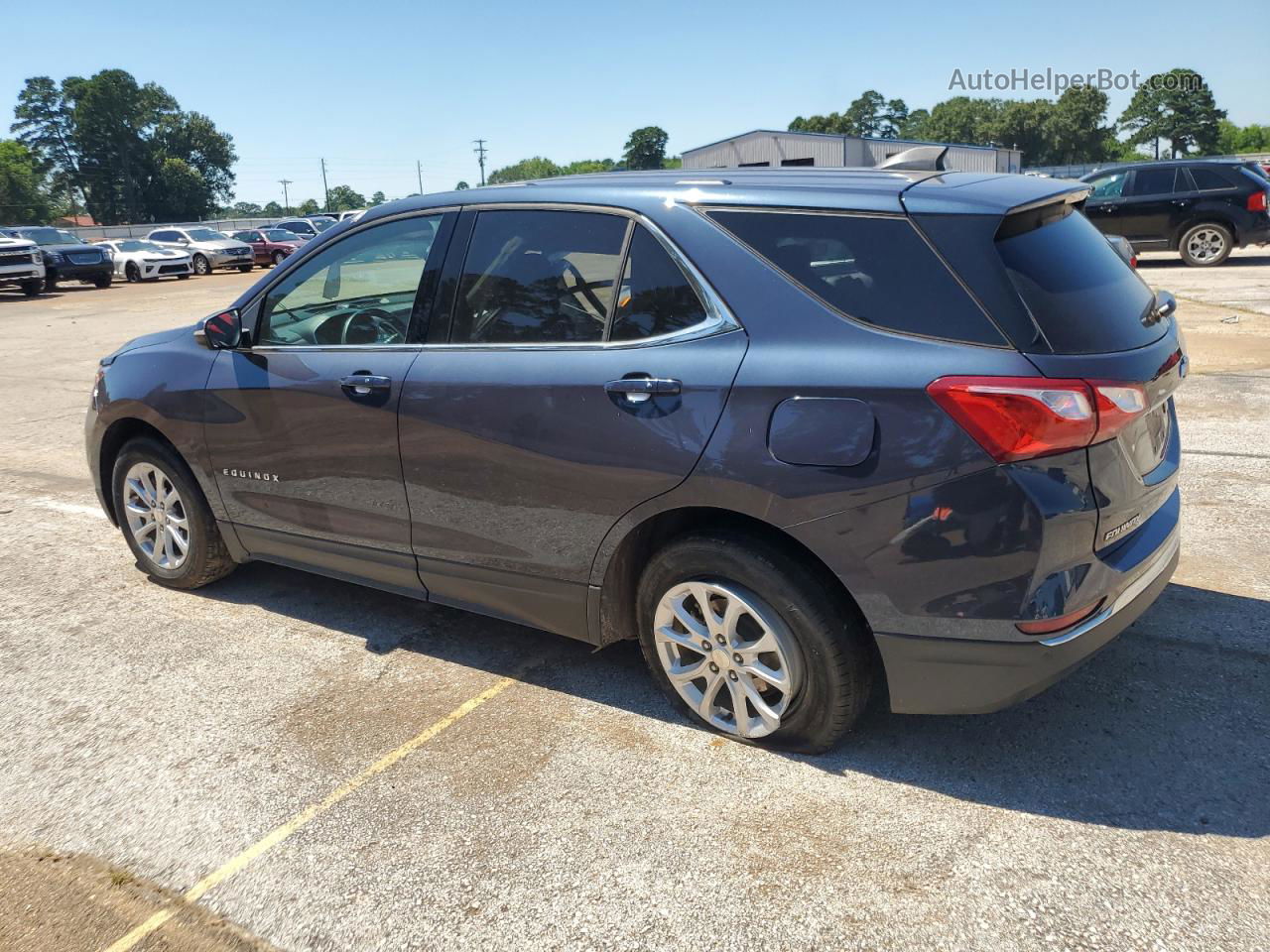 2018 Chevrolet Equinox Lt Purple vin: 3GNAXJEV7JS600901