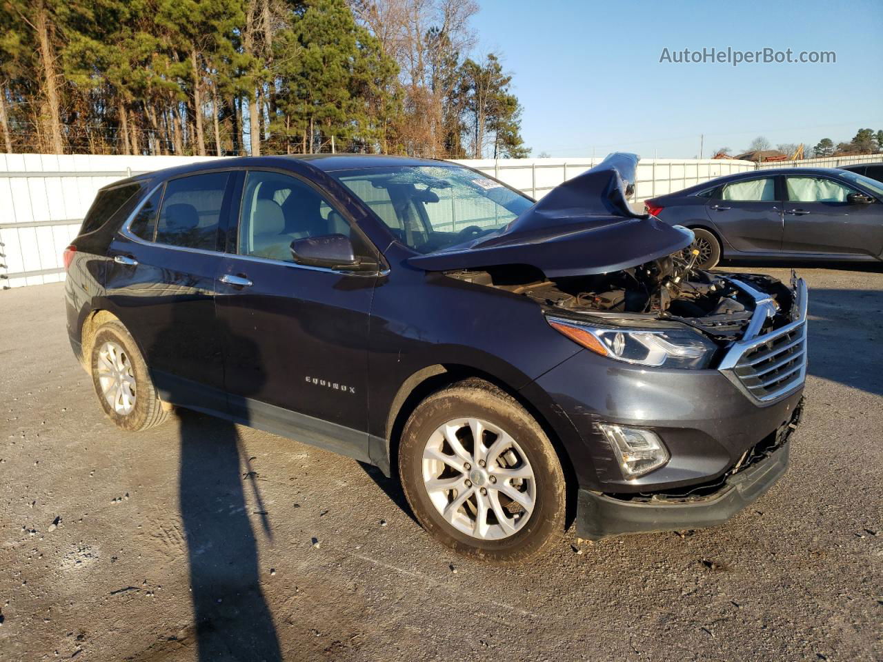 2018 Chevrolet Equinox Lt Угольный vin: 3GNAXJEV7JS611350