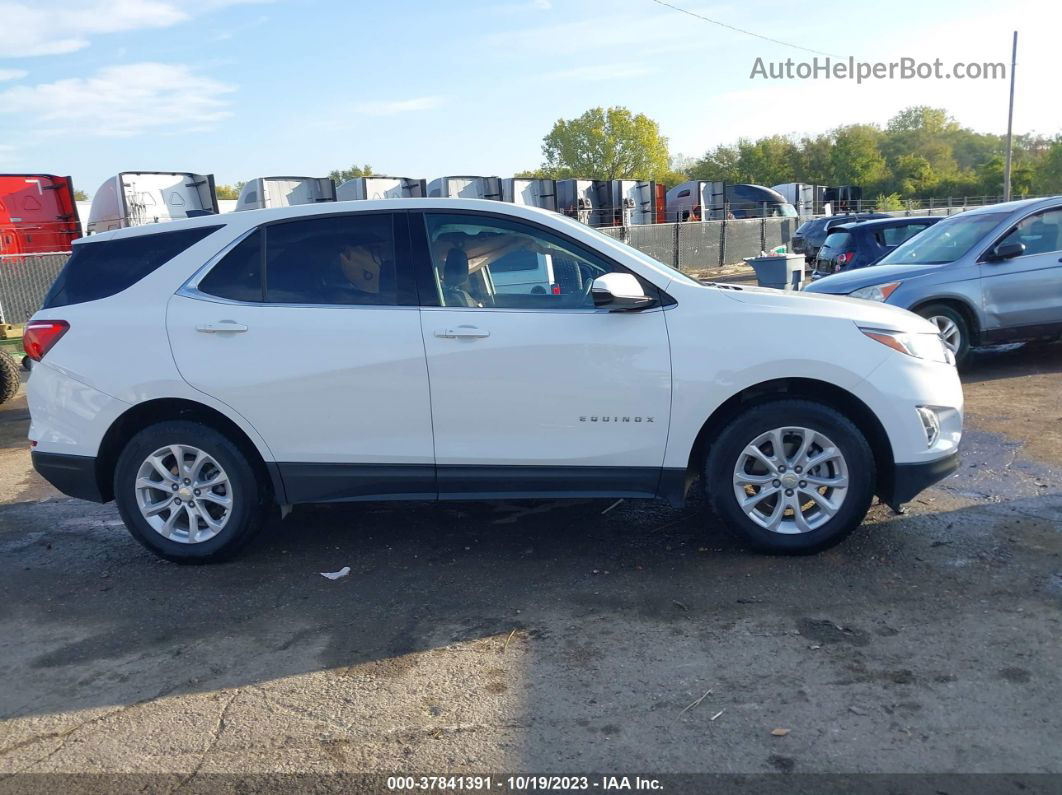 2018 Chevrolet Equinox Lt White vin: 3GNAXJEV7JS614233