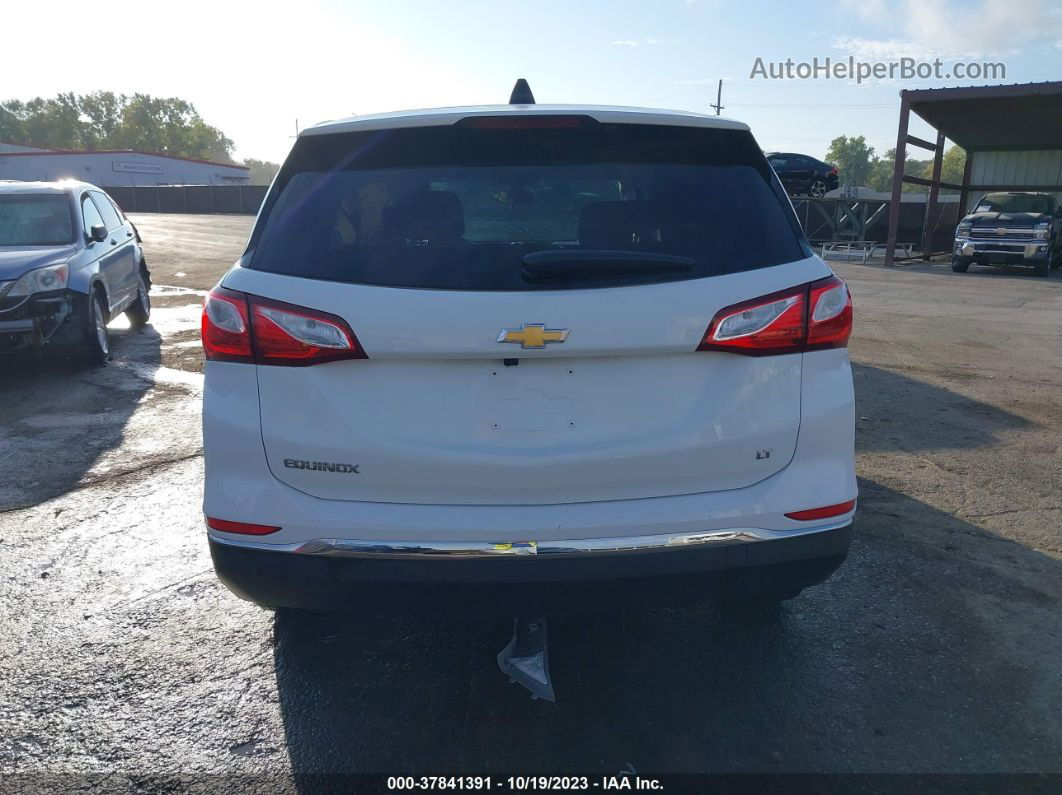 2018 Chevrolet Equinox Lt White vin: 3GNAXJEV7JS614233