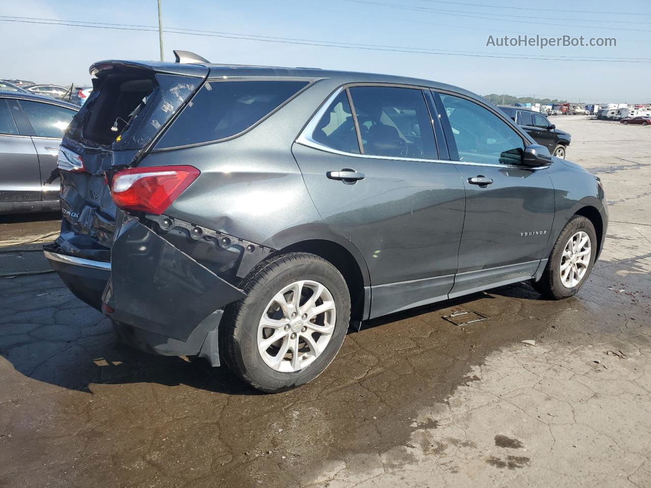 2018 Chevrolet Equinox Lt Серый vin: 3GNAXJEV7JS639245