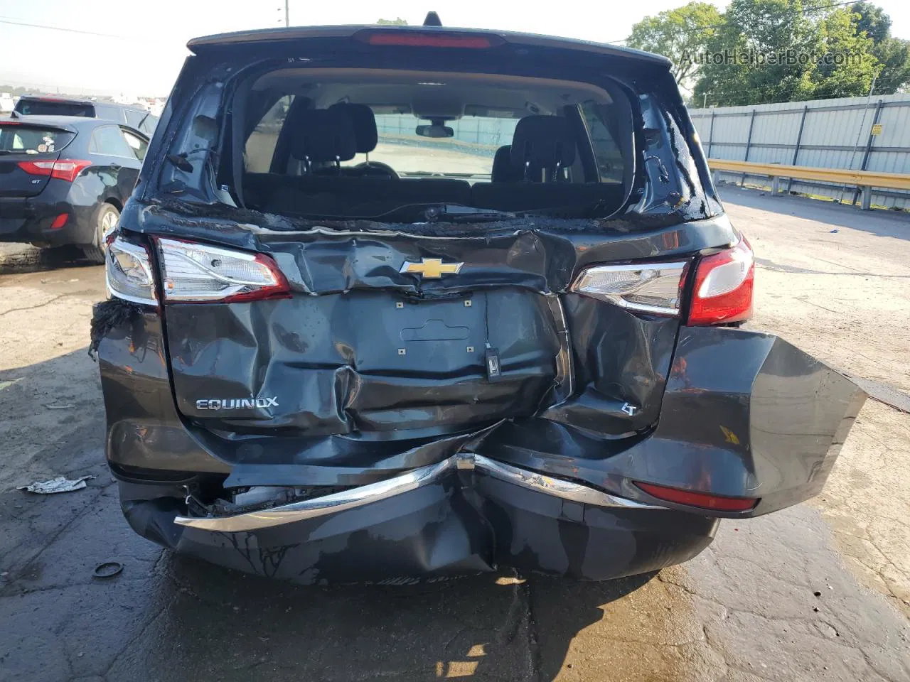 2018 Chevrolet Equinox Lt Серый vin: 3GNAXJEV7JS639245