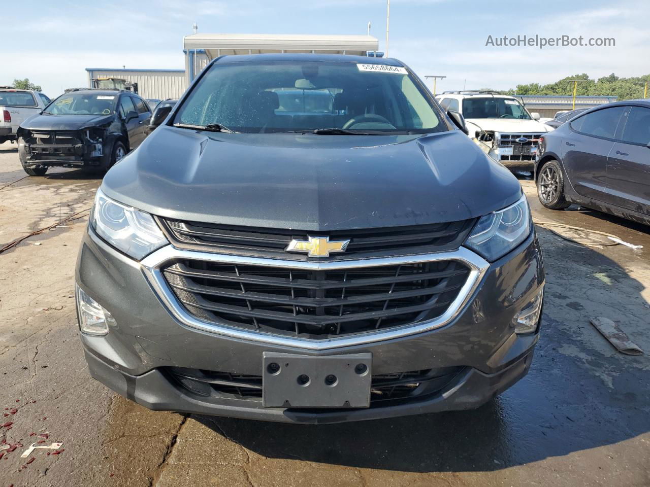 2018 Chevrolet Equinox Lt Серый vin: 3GNAXJEV7JS639245