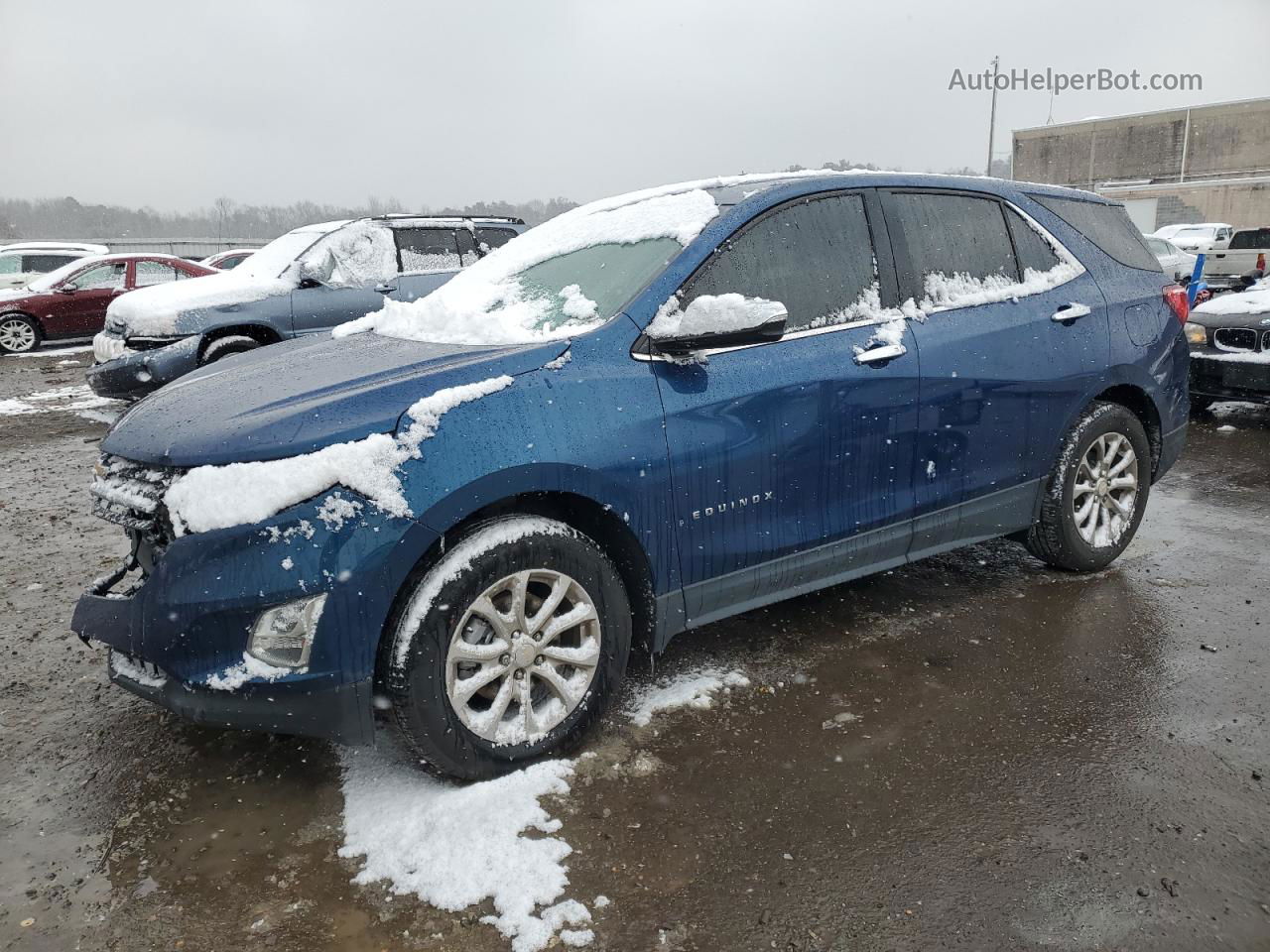 2019 Chevrolet Equinox Lt Blue vin: 3GNAXJEV7KL330919