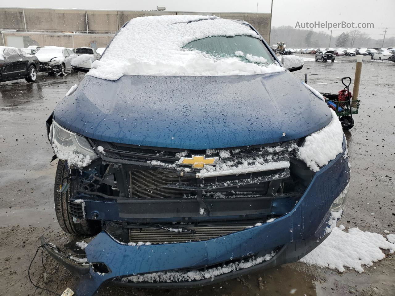 2019 Chevrolet Equinox Lt Blue vin: 3GNAXJEV7KL330919