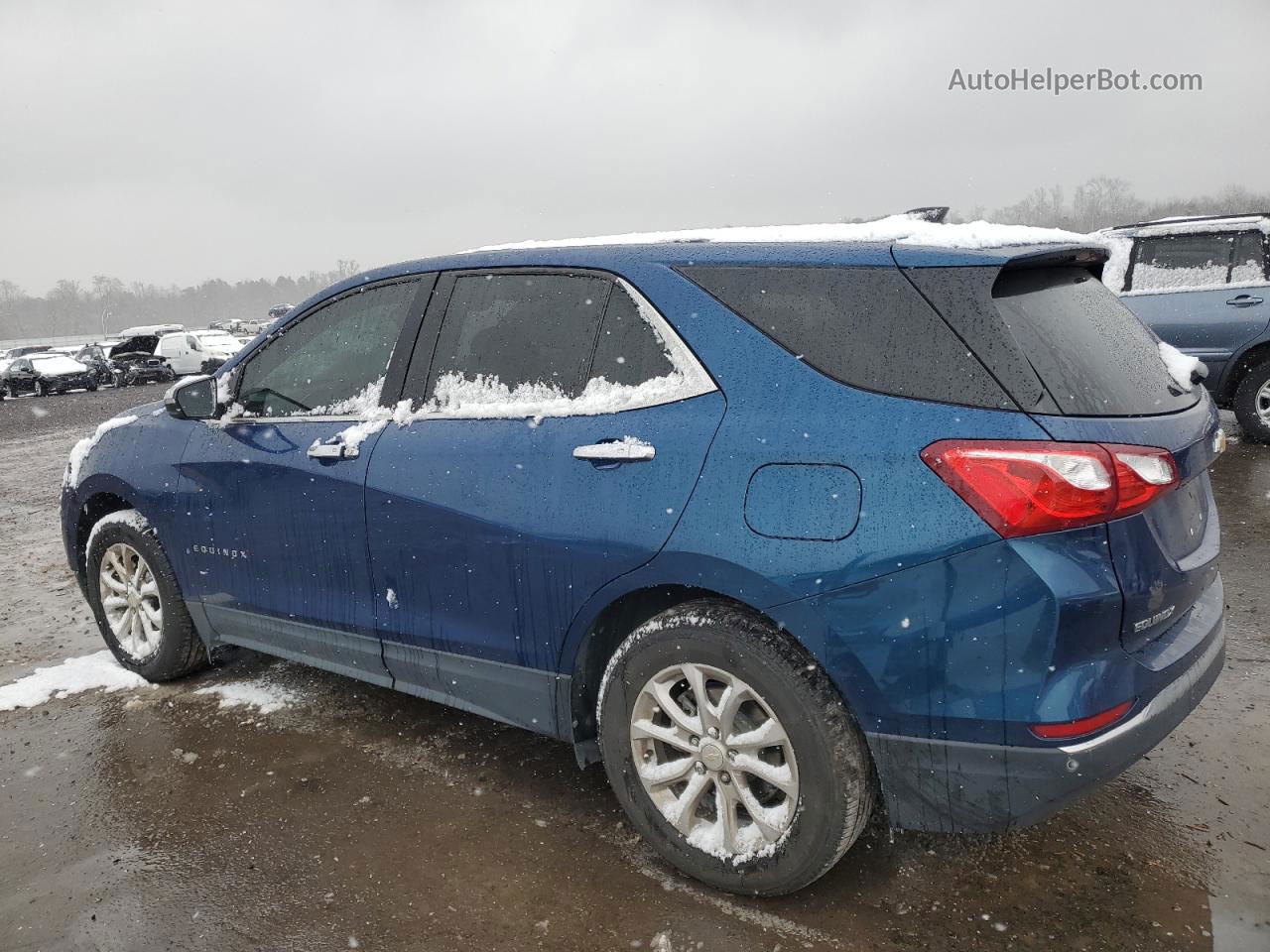 2019 Chevrolet Equinox Lt Blue vin: 3GNAXJEV7KL330919