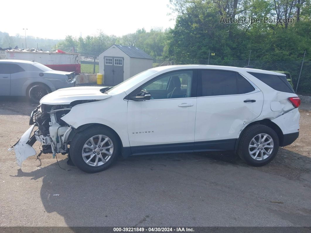 2019 Chevrolet Equinox Lt White vin: 3GNAXJEV7KS610880