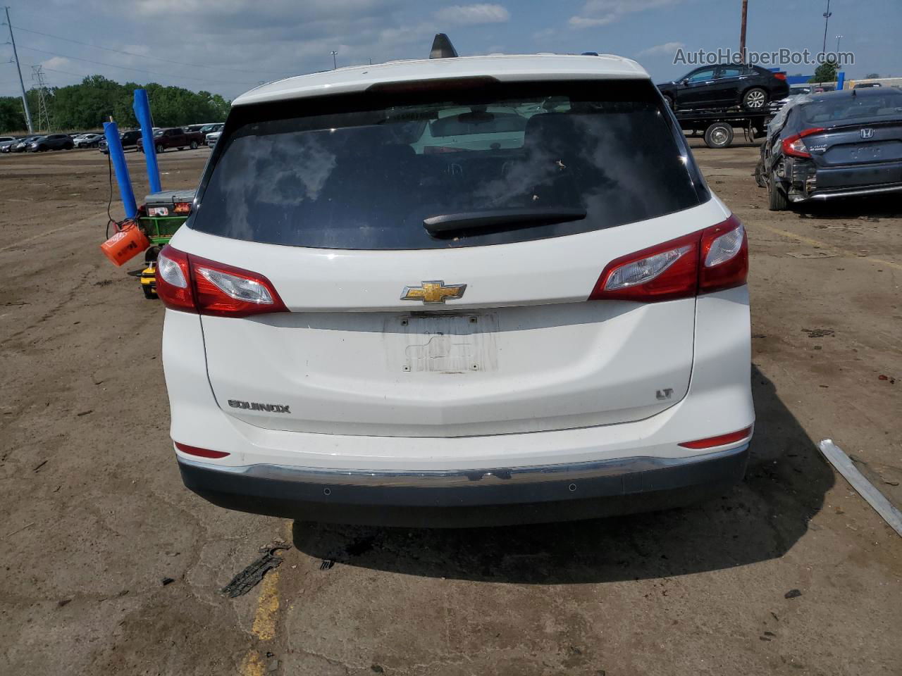 2019 Chevrolet Equinox Lt Белый vin: 3GNAXJEV7KS650196