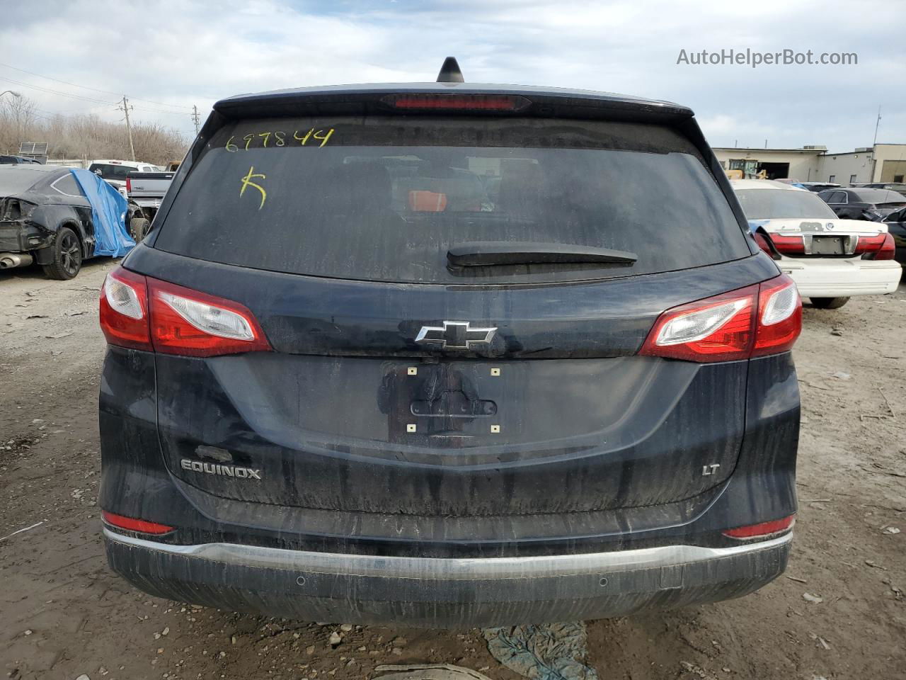 2020 Chevrolet Equinox Lt Black vin: 3GNAXJEV7LS697844