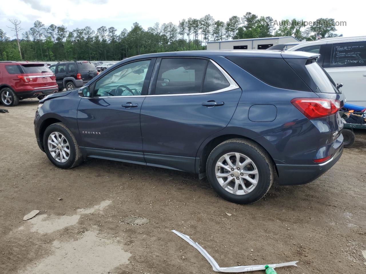 2018 Chevrolet Equinox Lt Blue vin: 3GNAXJEV8JL364866