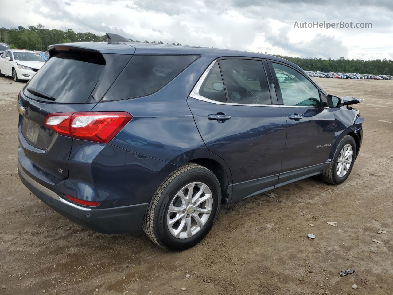 2018 Chevrolet Equinox Lt Blue vin: 3GNAXJEV8JL364866