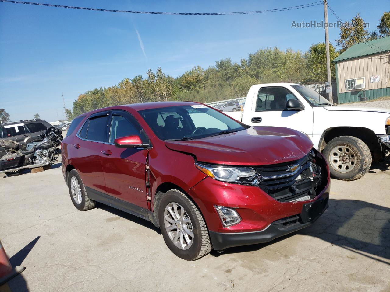 2018 Chevrolet Equinox Lt Burgundy vin: 3GNAXJEV8JS568539