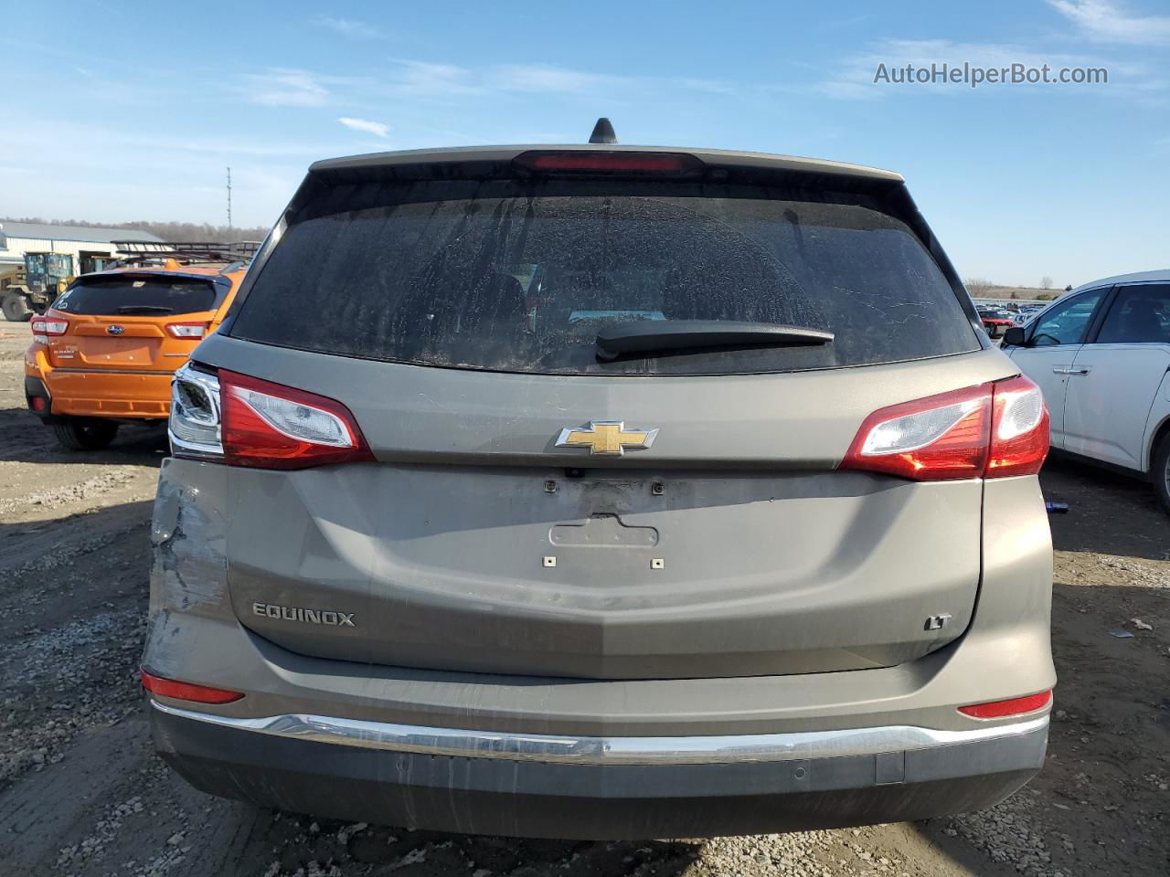 2018 Chevrolet Equinox Lt Серебряный vin: 3GNAXJEV8JS642686