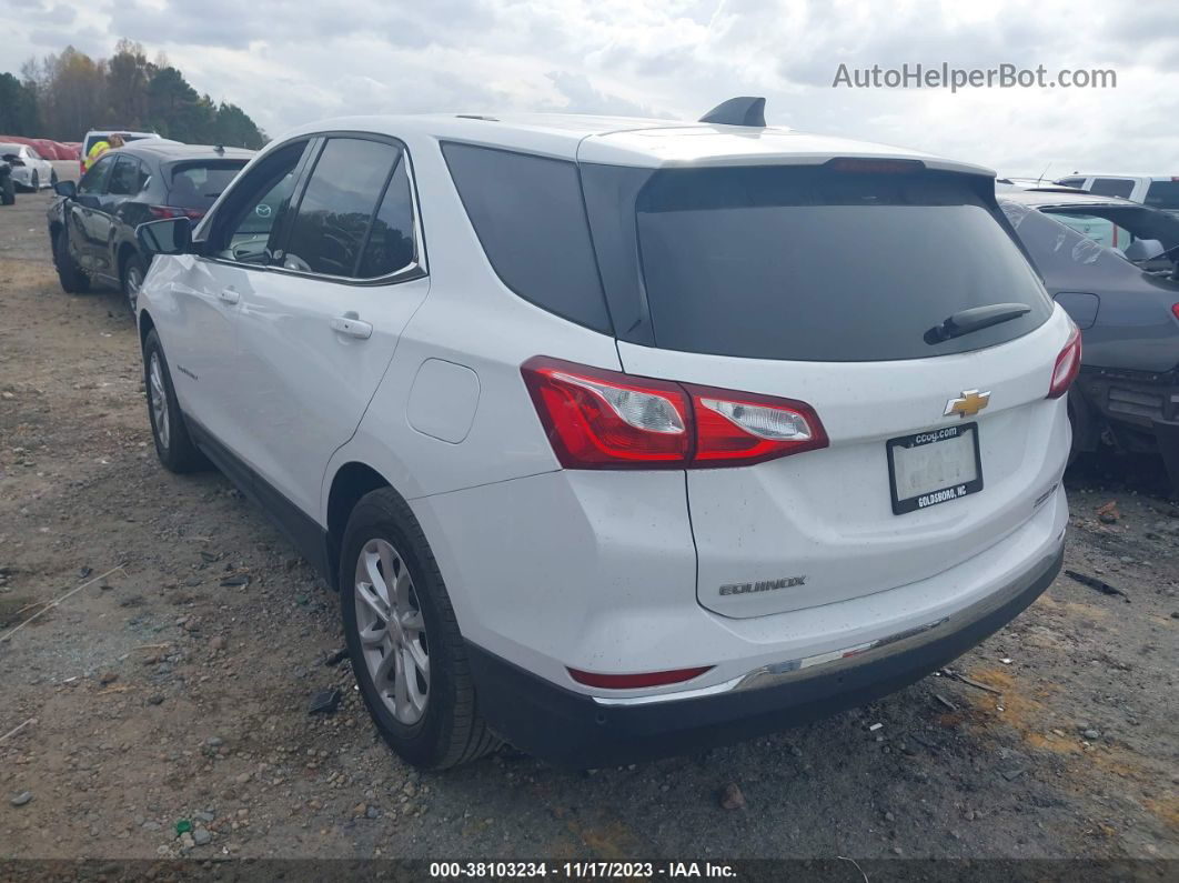 2018 Chevrolet Equinox Lt White vin: 3GNAXJEV8JS644471