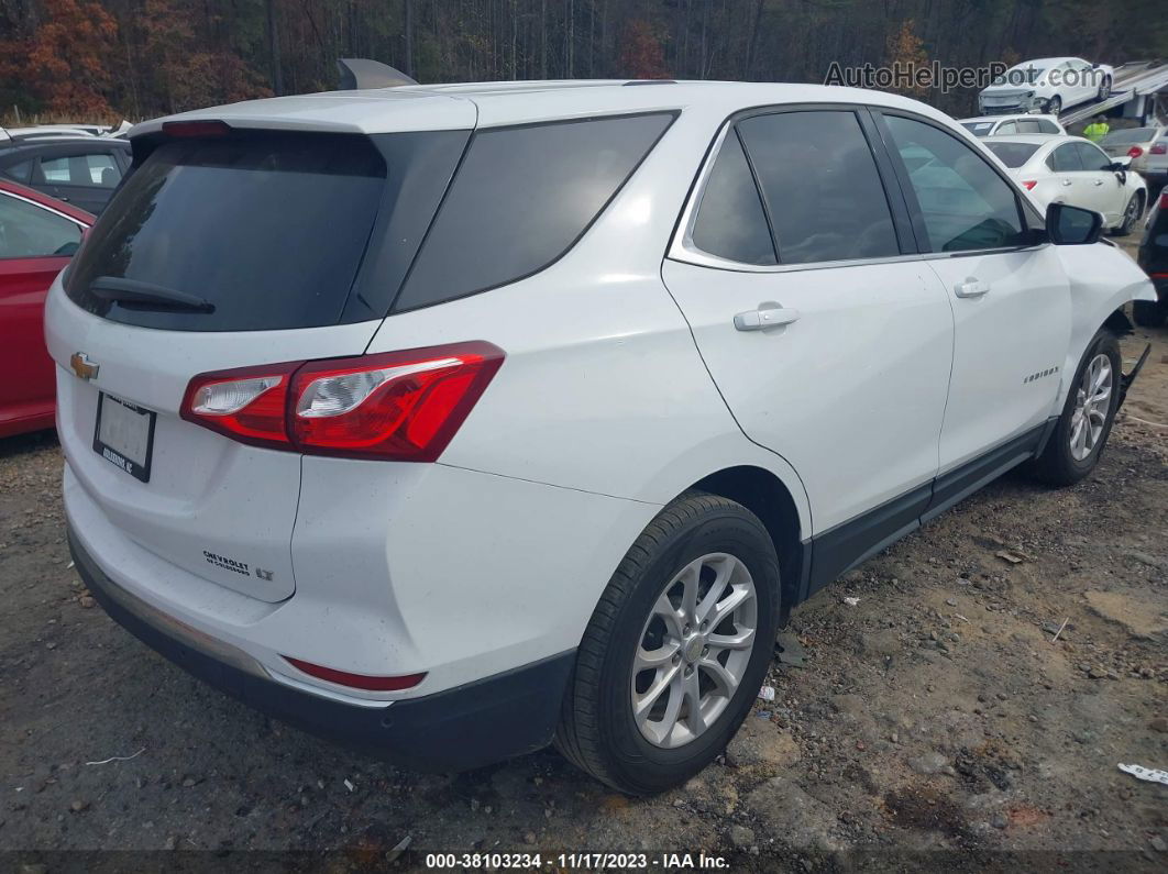 2018 Chevrolet Equinox Lt White vin: 3GNAXJEV8JS644471