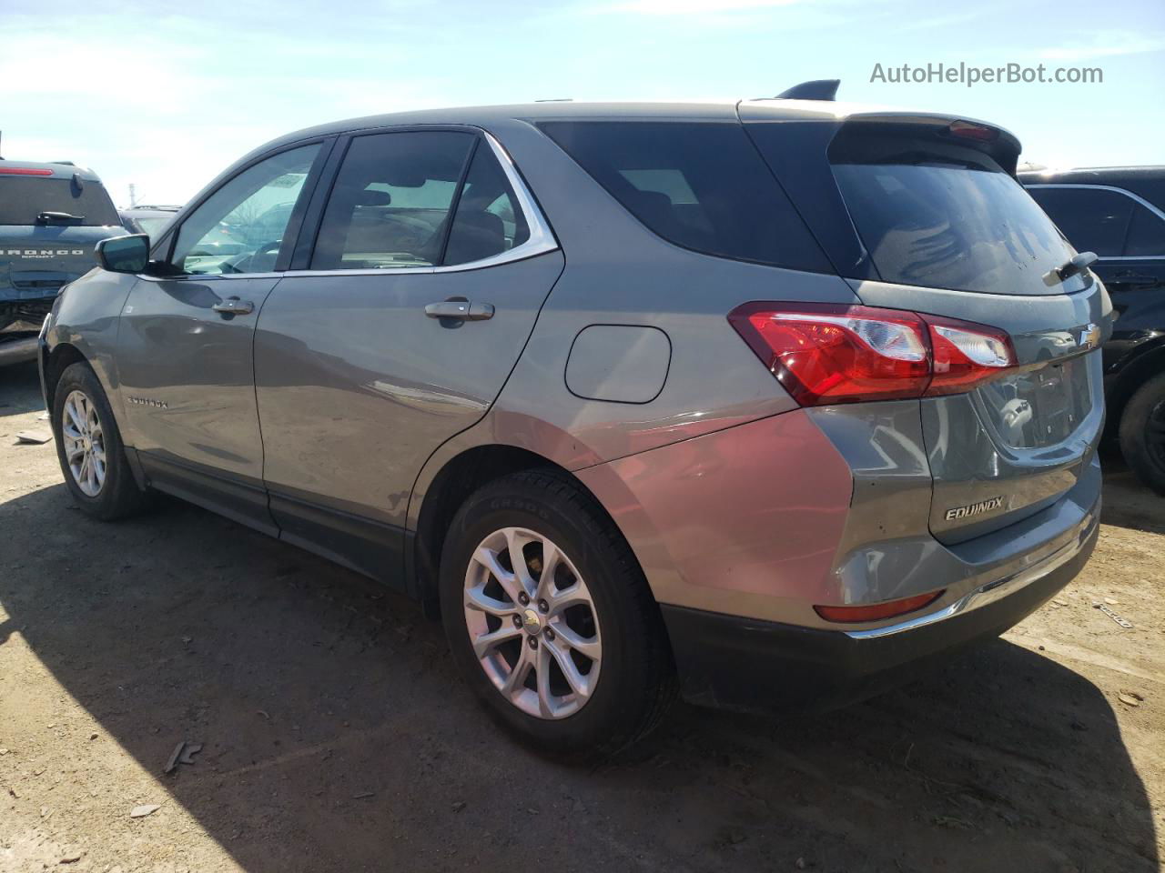 2018 Chevrolet Equinox Lt Gray vin: 3GNAXJEV9JS546565