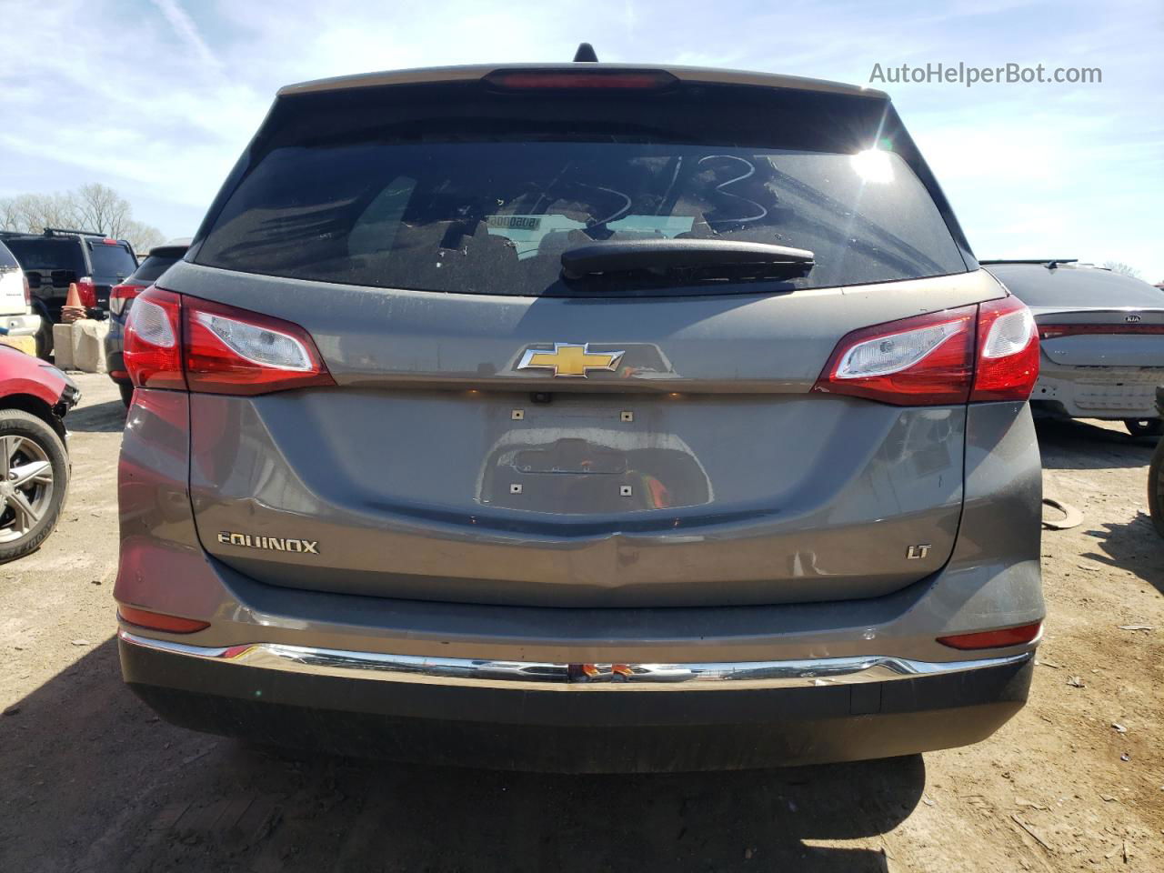 2018 Chevrolet Equinox Lt Серый vin: 3GNAXJEV9JS546565