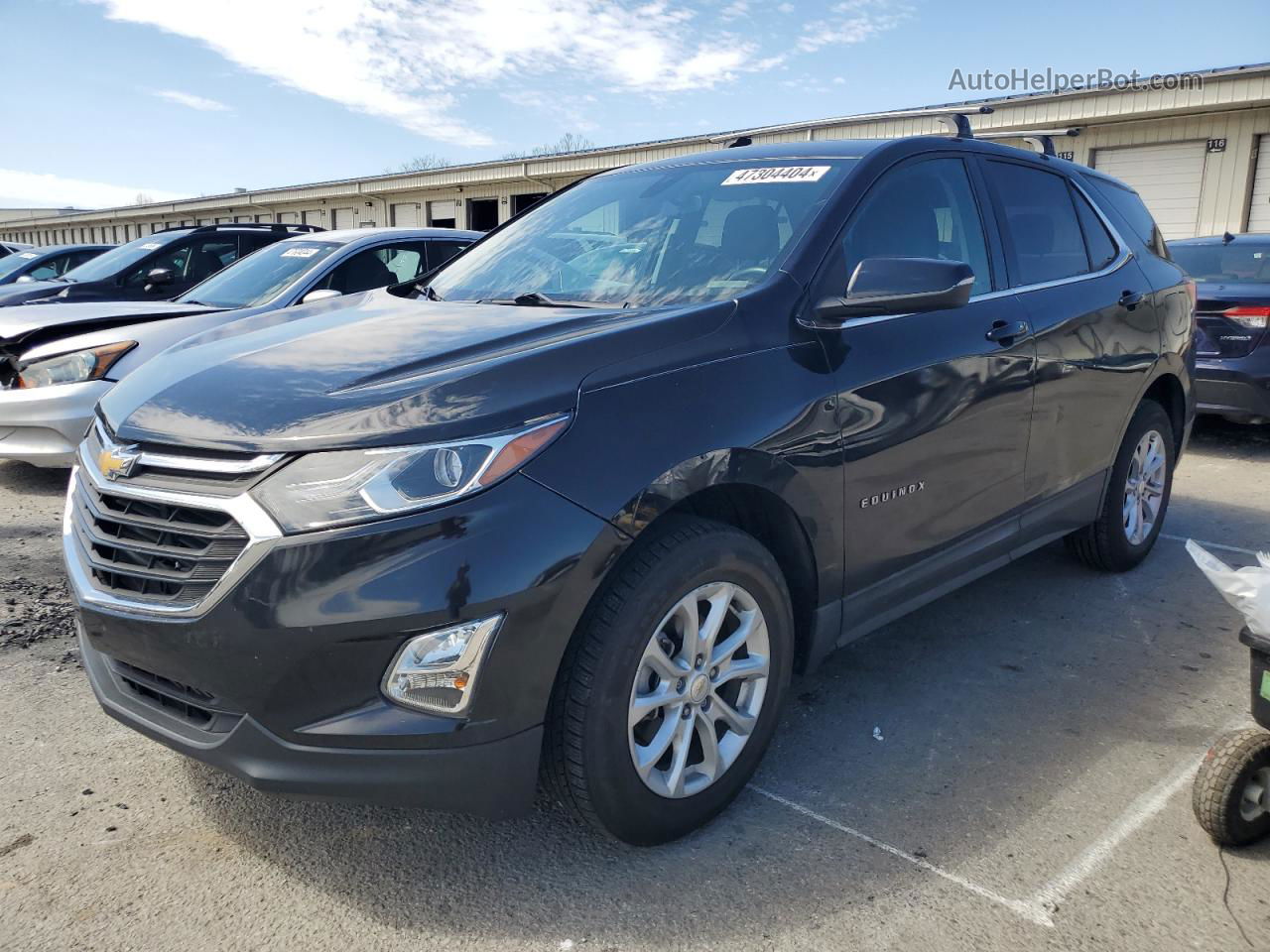 2018 Chevrolet Equinox Lt Black vin: 3GNAXJEVXJL130048