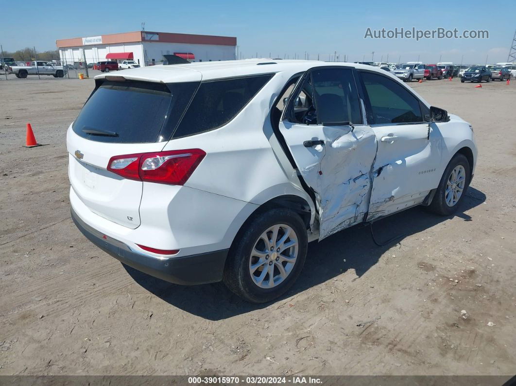 2018 Chevrolet Equinox Lt White vin: 3GNAXJEVXJS565836