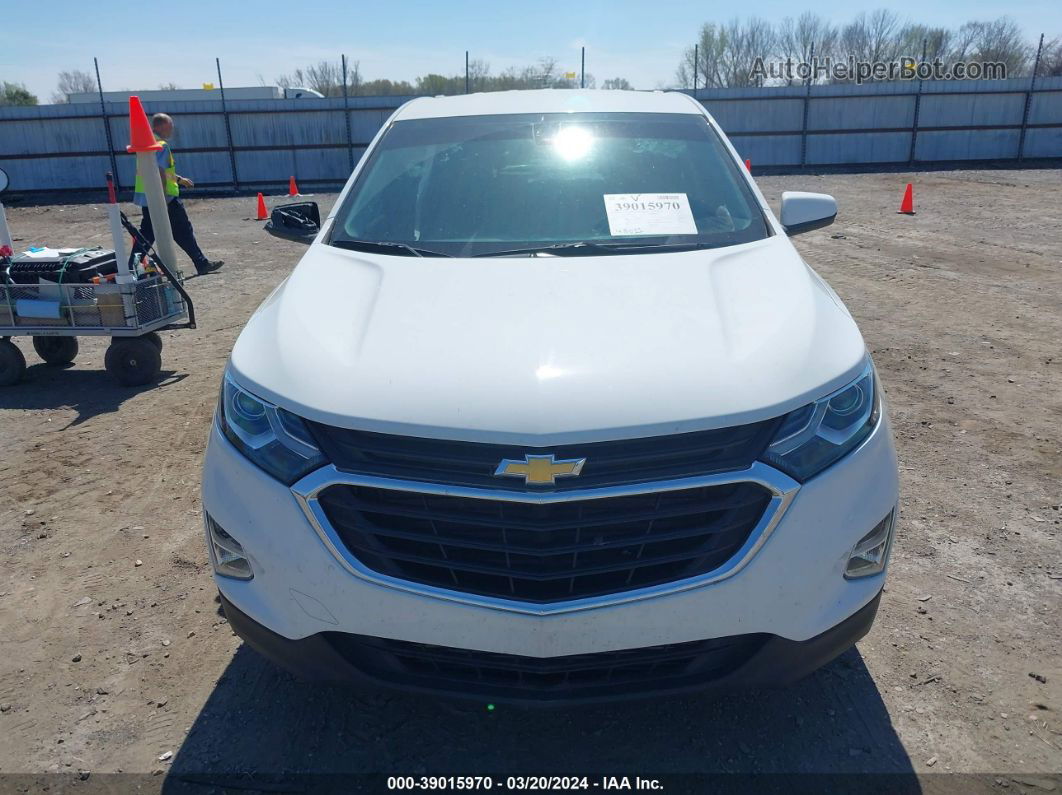 2018 Chevrolet Equinox Lt White vin: 3GNAXJEVXJS565836