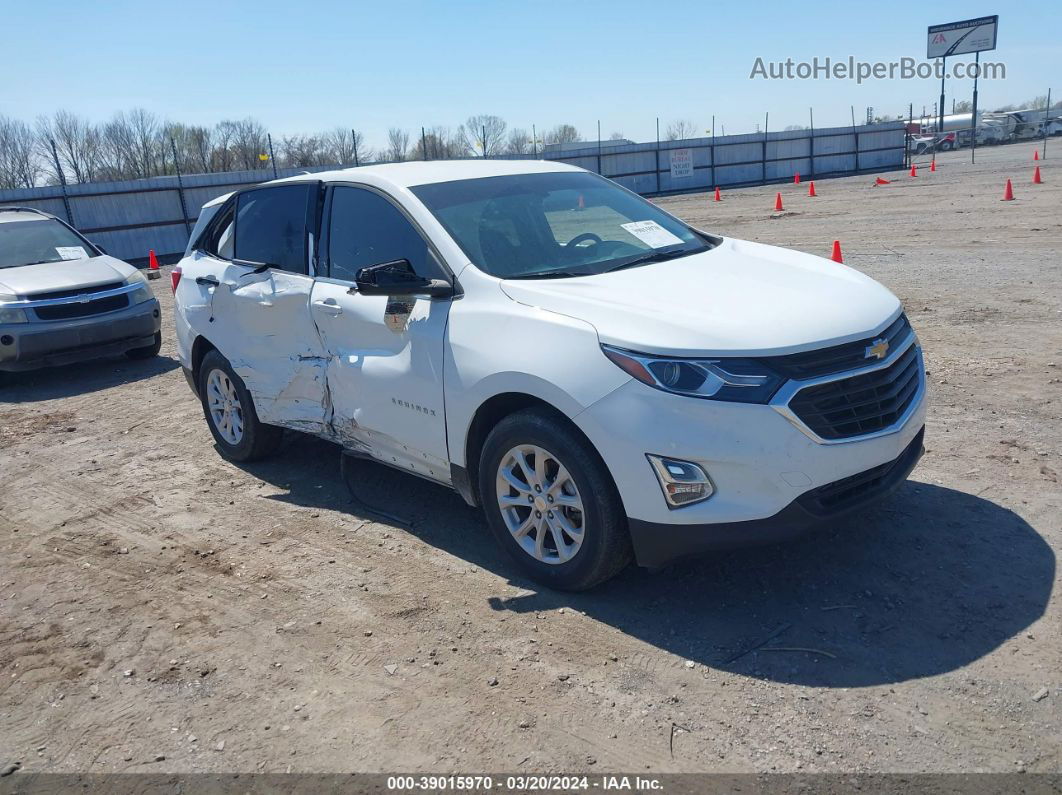 2018 Chevrolet Equinox Lt White vin: 3GNAXJEVXJS565836