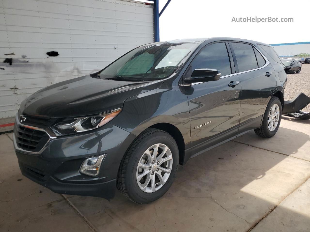 2018 Chevrolet Equinox Lt Gray vin: 3GNAXJEVXJS568560