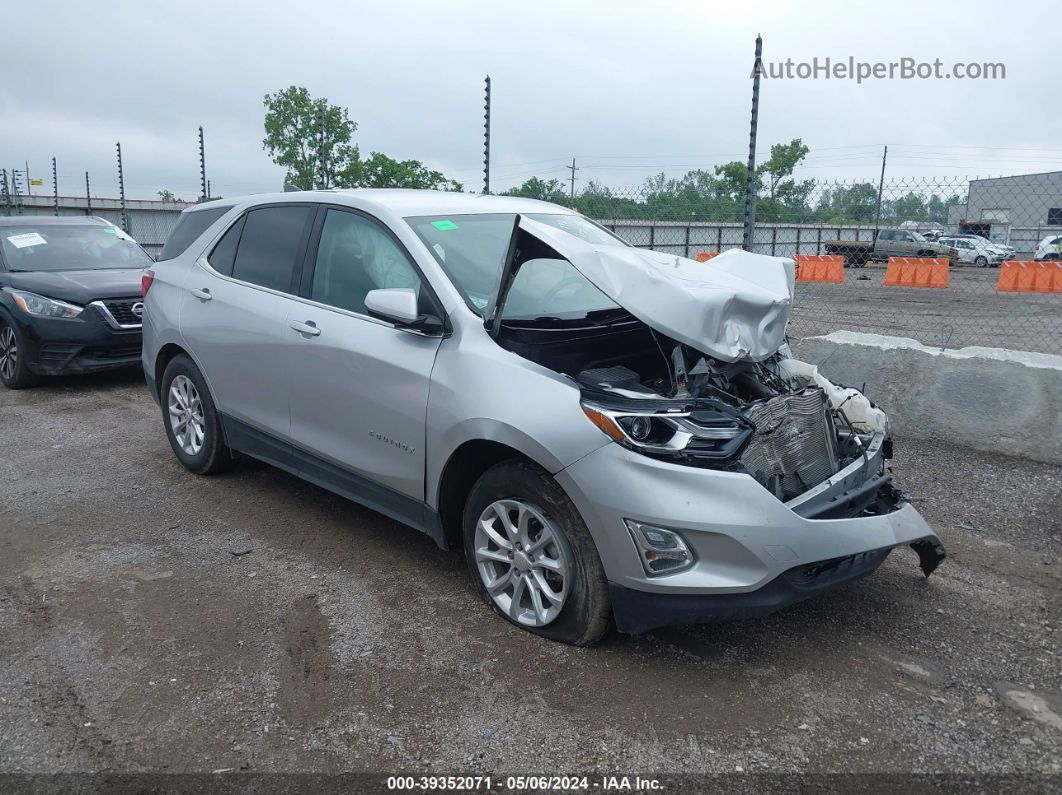 2018 Chevrolet Equinox Lt Silver vin: 3GNAXJEVXJS570129