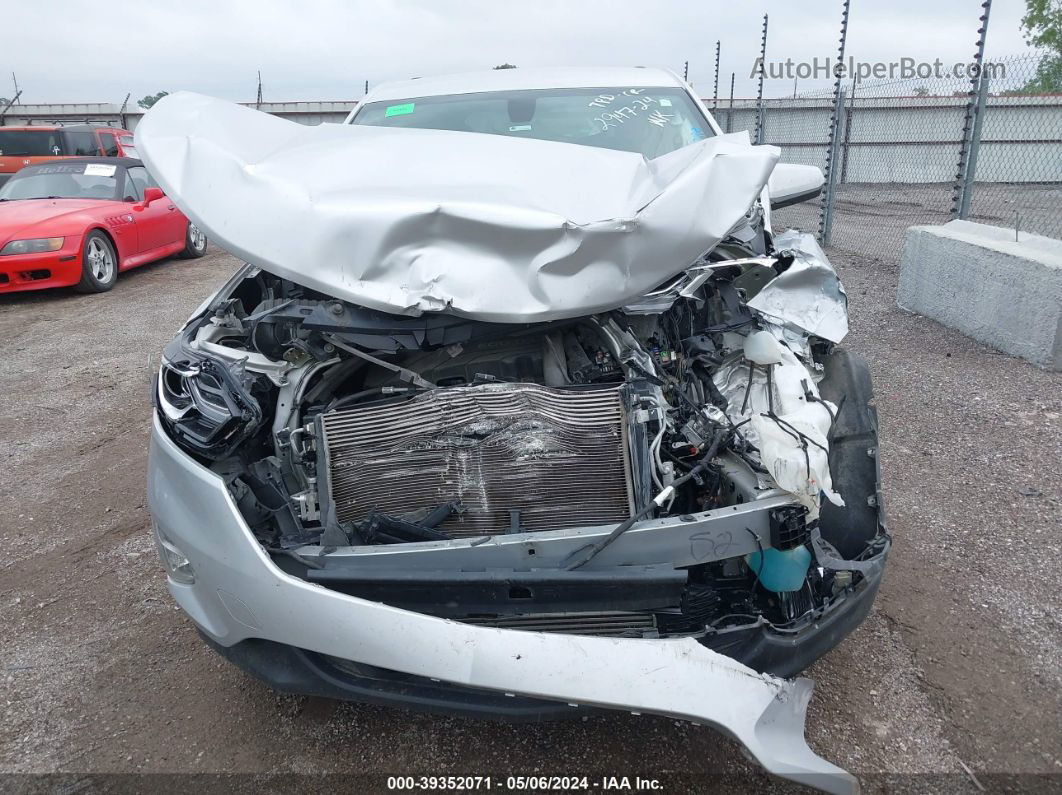 2018 Chevrolet Equinox Lt Silver vin: 3GNAXJEVXJS570129