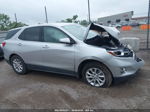 2018 Chevrolet Equinox Lt Silver vin: 3GNAXJEVXJS570129