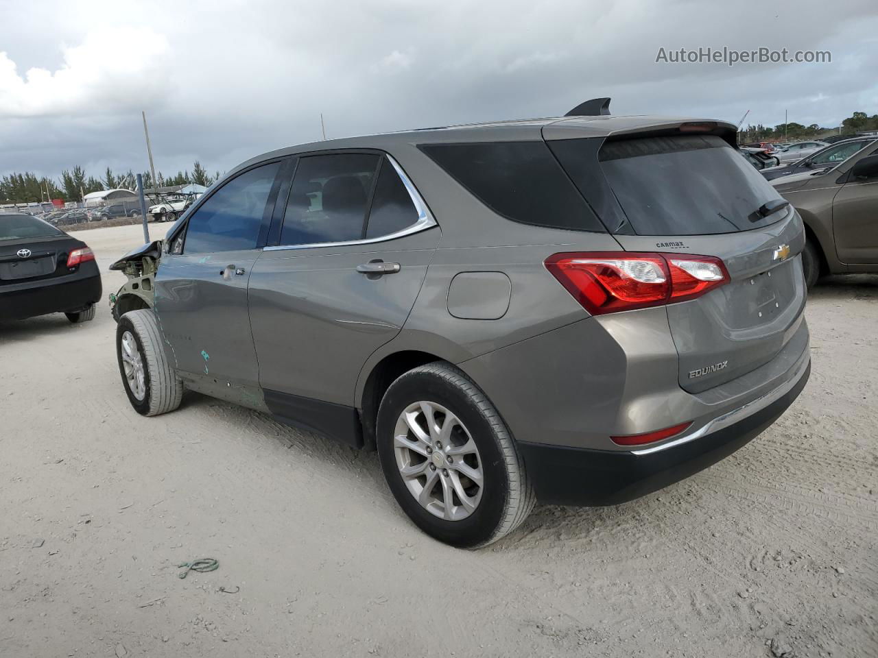 2018 Chevrolet Equinox Lt Серый vin: 3GNAXJEVXJS610368