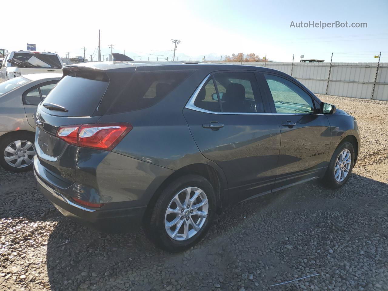 2018 Chevrolet Equinox Lt Charcoal vin: 3GNAXJEVXJS643869