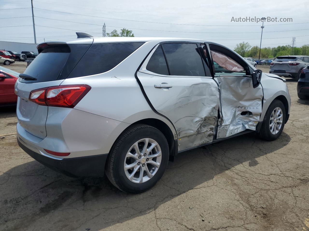 2020 Chevrolet Equinox Lt Silver vin: 3GNAXJEVXLS522990