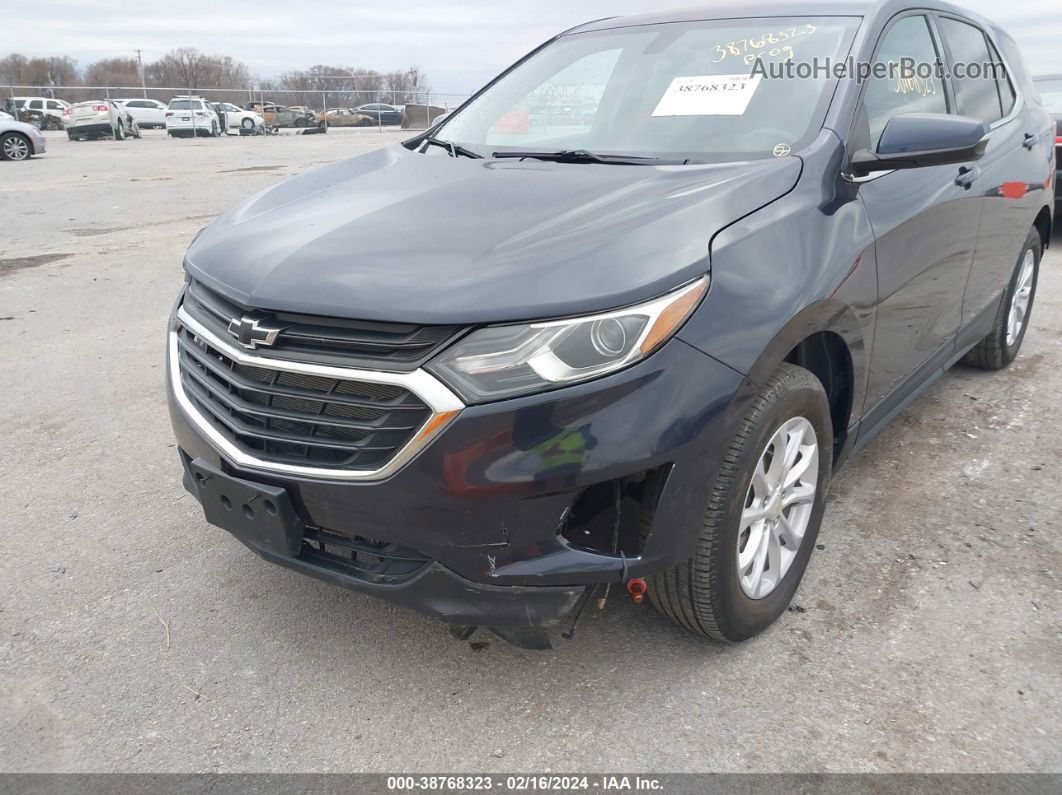 2019 Chevrolet Equinox Lt Синий vin: 3GNAXKEV0KL105389