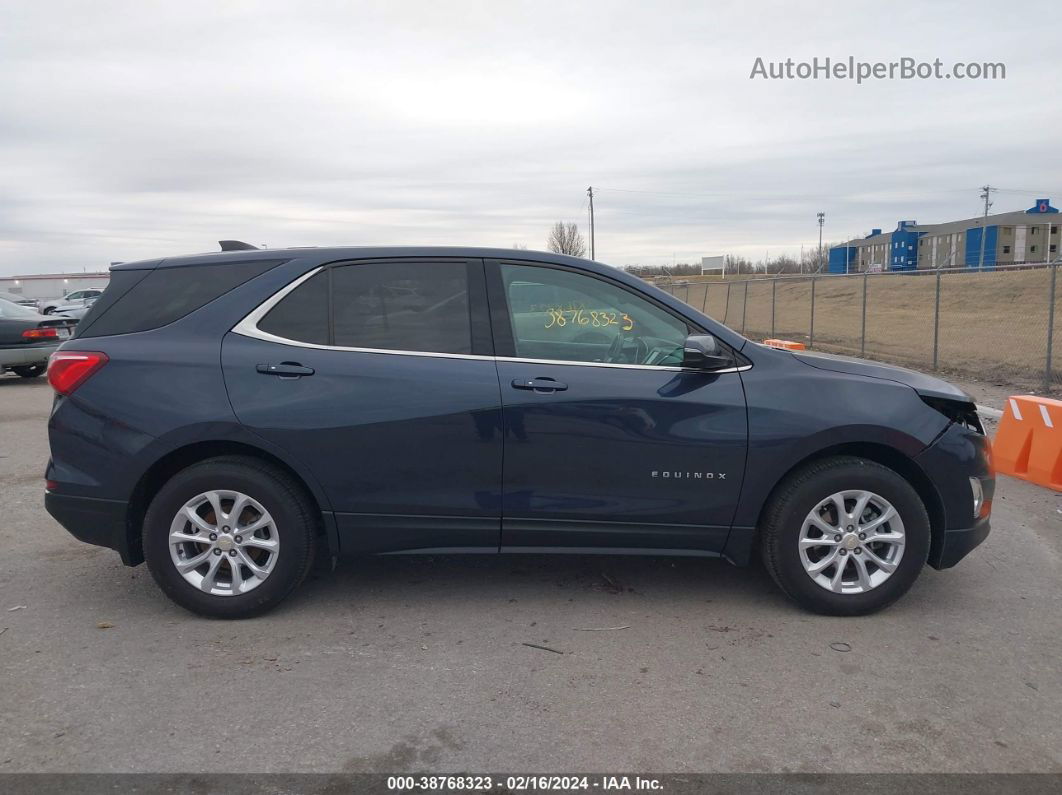 2019 Chevrolet Equinox Lt Синий vin: 3GNAXKEV0KL105389