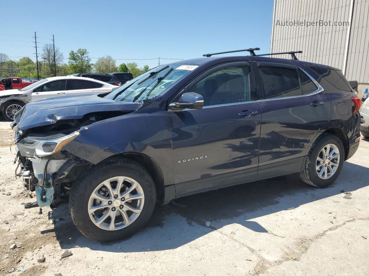 2019 Chevrolet Equinox Lt Blue vin: 3GNAXKEV0KL107014