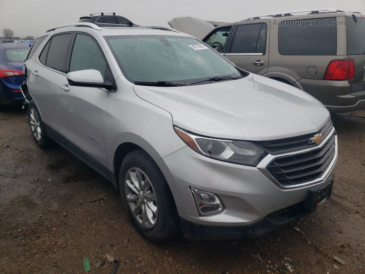 2019 Chevrolet Equinox Lt Silver vin: 3GNAXKEV0KS533517