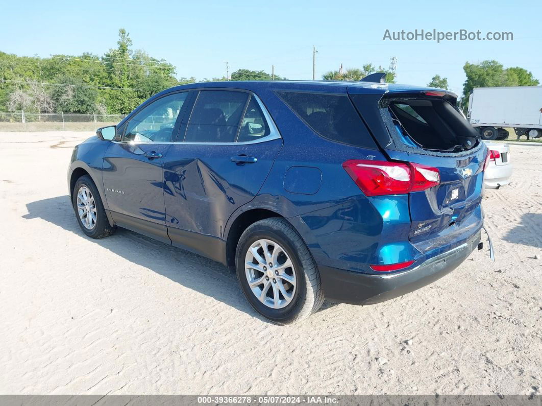 2020 Chevrolet Equinox Fwd Lt 1.5l Turbo Blue vin: 3GNAXKEV0LL116054