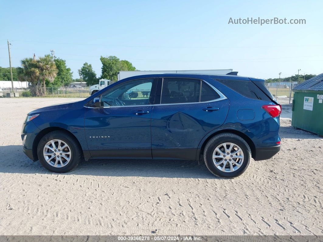 2020 Chevrolet Equinox Fwd Lt 1.5l Turbo Синий vin: 3GNAXKEV0LL116054