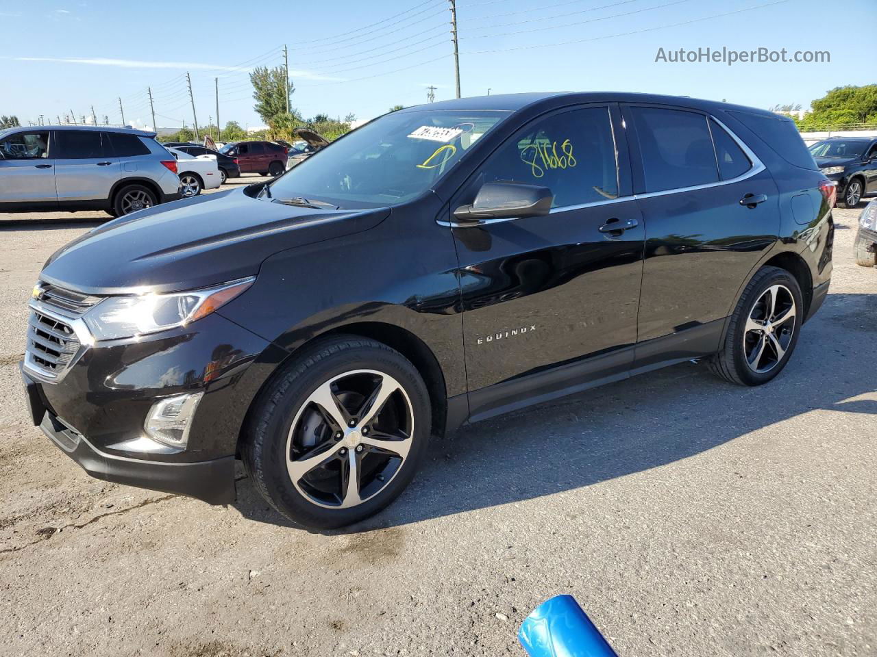 2020 Chevrolet Equinox Lt Black vin: 3GNAXKEV0LL195645