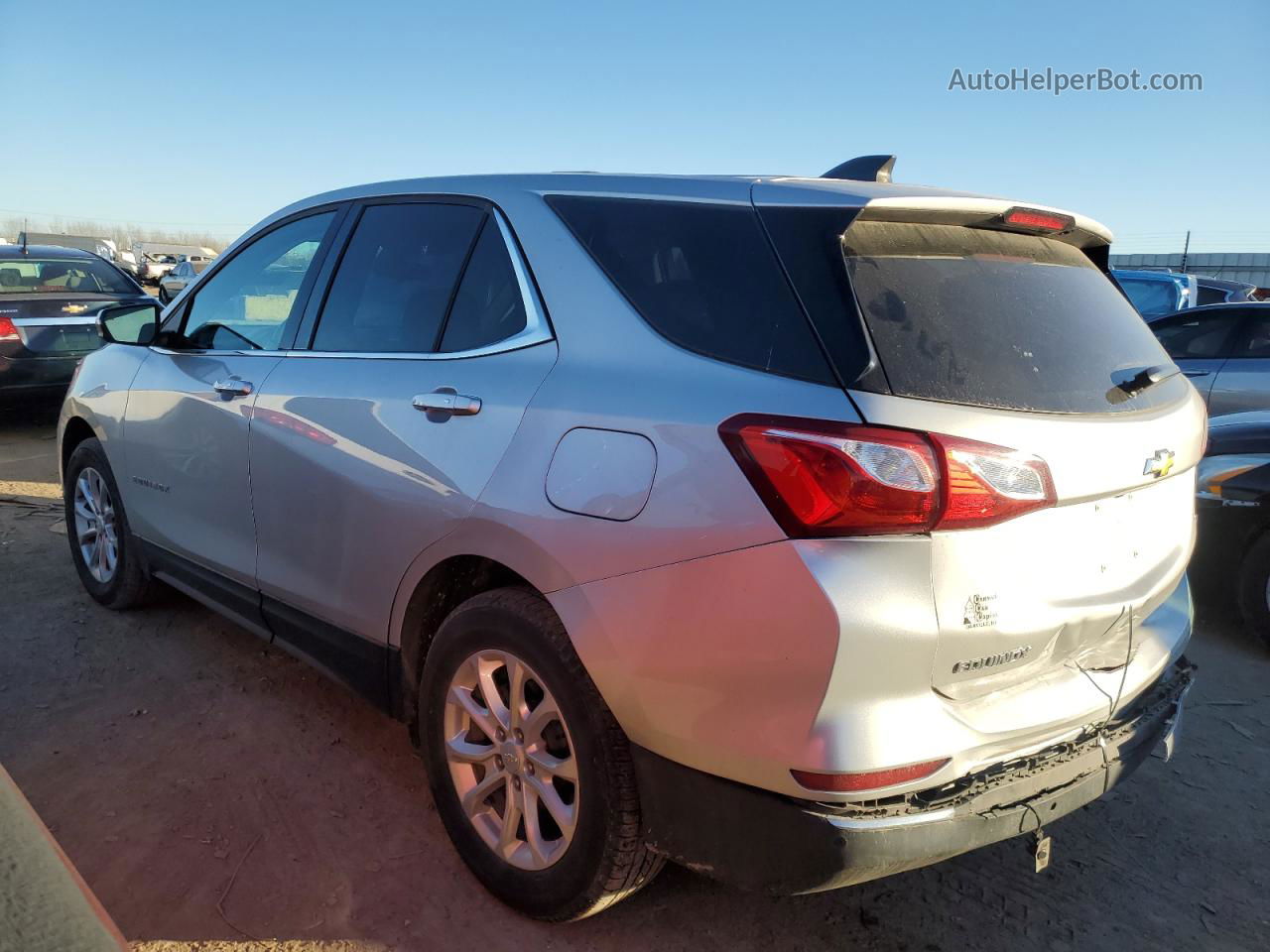 2019 Chevrolet Equinox Lt Silver vin: 3GNAXKEV1KL183020